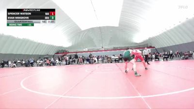 197 lbs Quarterfinal - Evan Wingrove, Ohio vs Spencer Watson, Wabash