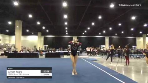 Alysen Fears - Floor, SCEGA Gym #1142 - Arizona - 2021 USA Gymnastics Development Program National Championships