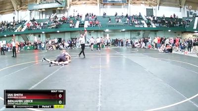 197 lbs Quarterfinal - Ian Smith, Northern Illinois vs Benjamin Leece, Grand Valley State