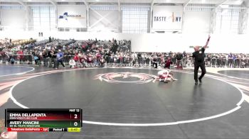 60-65 lbs Quarterfinal - Emma DellaPenta, Eden Wrestling Club vs Avery Mancini, BH-BL Youth Wrestling