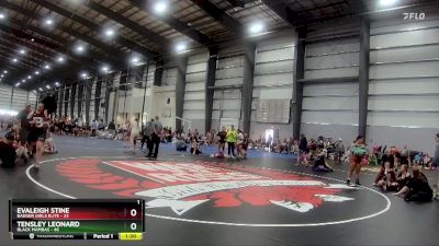 170 lbs Semis - R1 Wb - Tensley Leonard, Black Mambas vs Evaleigh Stine, Badger Girls Elite