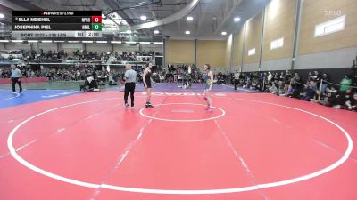 138 lbs Quarterfinal - Ella Neishel, North Providence vs Josephina Piel, New Milford
