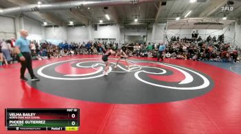 110 lbs Semifinal - Phoebe Gutierrez, Adams City vs Velma Bailey, North Fork High School
