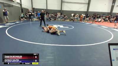 150 lbs Semifinal - Thailyn Reynolds, Pioneer Grappling Academy vs Patrick Halpin, Mat Demon Wrestling Club