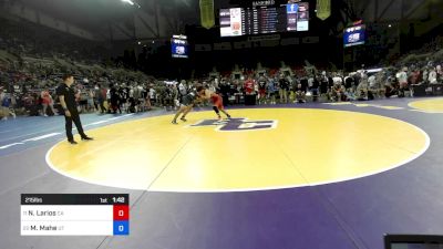 215 lbs Rnd Of 32 - Noah Larios, CA vs Moroni Mahe, UT