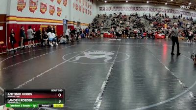 150 lbs Cons. Round 4 - Antonio Hobbs, Benedictine vs Landen Roeder, Monroeville