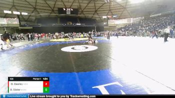 106 lbs Semifinal - Brycen Dawley, Mat Demon Wrestling Club vs Bodie Slater, Big Cat Wrestling Club