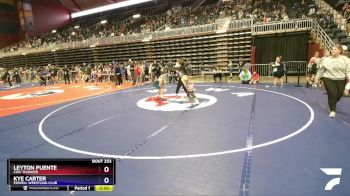 98 lbs Semifinal - Leyton Puente, CWC Thunder vs Kye Carter, Powell Wrestling Club