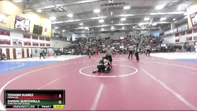 138 lbs Cons. Round 6 - YOVANNI SUAREZ, Mogollon vs Damian Quintanilla, Hamilton High School