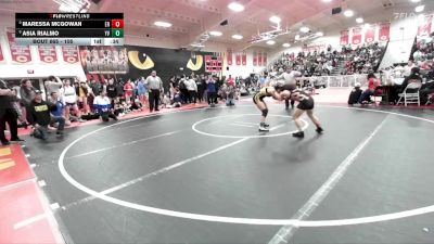 105 lbs 5th Place Match - Maressa McGowan, Eleanor Roosevelt vs Asia Rialmo, Yucca Valley