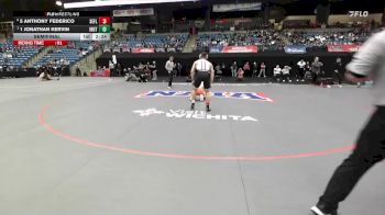 165 lbs Semifinal - 1 Jonathan Kervin, Indiana Tech vs 5 Anthony Federico, Southeastern
