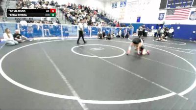 105 lbs Cons. Semi - Kylie Mena, Artesia vs Leila Rivera, El Toro