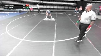 4A 140 lbs Cons. Round 3 - Tanzie Wold, Uintah vs Lyla Speth, Mountain Crest