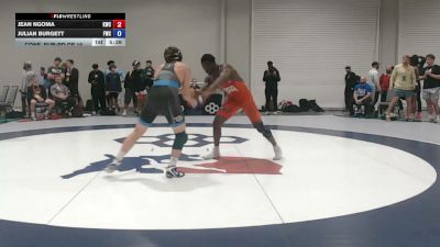 92 kg Cons. Sub-rd Of 16 - Jean Ngoma, Kohawk Wrestling Club vs Julian Burgett, Fishers Wrestling Club
