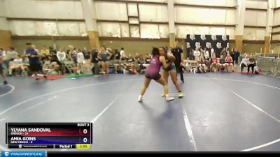 180 lbs Round 1 (10 Team) - Ylyana Sandoval, Oregon vs Amia Goins, New Mexico
