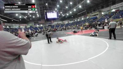 58 lbs 5th Place - Avrielle Eaton, Duran Elite vs Kendyl Hathaway, Nebraska Titans