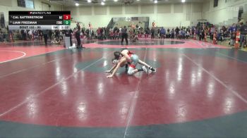 95 lbs 1st Place Match - Cal Satterstrom, MN Elite vs Liam Freeman, Flat Earth Wrestling Club