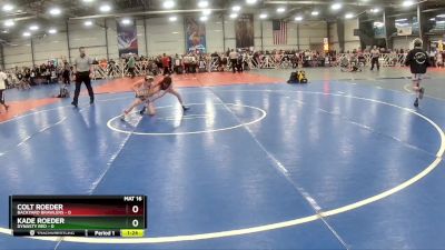 72 lbs Rd# 6- 9:00am Saturday Final Pool - Colt Roeder, Backyard Brawlers vs Kade Roeder, Dynasty RED