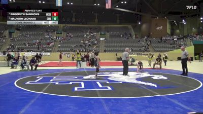 107 lbs Cons. Round 3 - Madison Leonard, Central Hardin vs Brooklyn Sammons, Mccreary Central