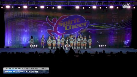 Spirit Factory - Black Ice [2026 L5 Senior - D2 - Small Day 1] 2026 Spirit Cheer Grand Nationals