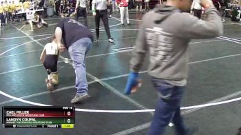 60 lbs Cons. Round 3 - Cael Miller, Millard South Wrestling Club vs Landyn Coufal, Midwest Destroyers Wrestling Club