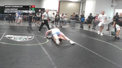 190 lbs Consi Of 16 #1 - Mason Chamberlain, PA vs Jaden Simpson, NJ