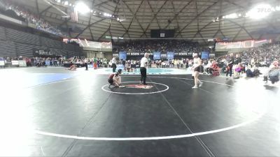 Girls 2A 135 lbs Champ. Round 1 - Victoria Deleon, Othello (Girls) vs Harmony Hyde, Clarkston (Girls)