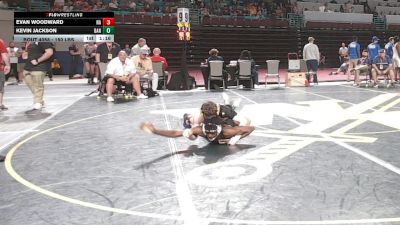 150 lbs Round Of 16 - Evan Woodward, North Augusta vs Kevin Jackson, D.W. Daniel