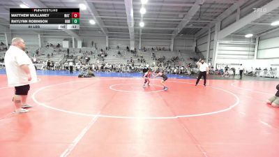 80 lbs Rr Rnd 3 - Matthew Mullaney, Mat Warriors Stars vs Raylynn Robinson, Ride Out Wrestling Club