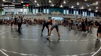 150 lbs Round 3 (4 Team) - Jorge Pacheco, KONG HS vs Daniel Alvarez, Cowboy WC