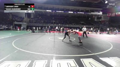 120 lbs Quarterfinal - Elijah Almarinez, Vacaville vs Anthony Cruz, Folsom