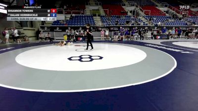 105 lbs Cons. Sub-rd Of 32 - Rhiannon Towers, UT vs Dalani Hornbuckle, AR