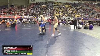 174 lbs Semis (4 Team) - Braeden Hendel, Luther vs Zachary Knapp, Albion