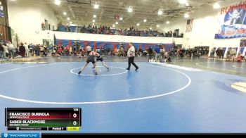 106 lbs Cons. Round 2 - Saber Blackmore, Bonners Ferry vs Francisco Burrola, American Falls