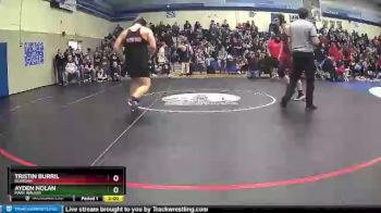 220 lbs Quarterfinal - Ayden Nolan, Mary Walker vs Tristin Burril, Reardan