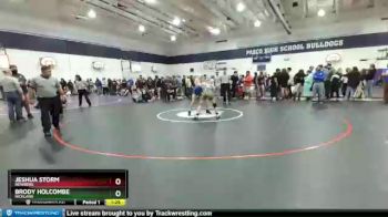 132 lbs Quarterfinal - Brody Holcombe, Richland vs Jeshua Storm, Newberg