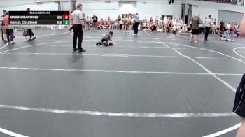 84 lbs Round 4 (8 Team) - Kahlil Coleman, Revival vs Mason Martinez, U2 The Uprising