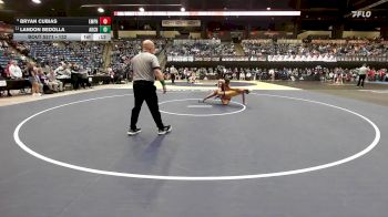 132 lbs Cons. Round 2 - Landon Bedolla, Arkansas City HS vs Bryan Cubias, Emporia HS