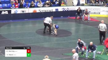 82 lbs Prelim - Rd 16 - Eli Herring, Bishop McCort vs Van Ward, Union City