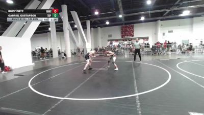 130 lbs Quarterfinal - Riley Drye, Mancos Bluejays vs Gabriel Gustafson, Top Rank Hammers