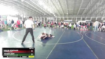 105 lbs Cons. Round 3 - Khloe Gonzales, Montrose Elite vs Paysen Deim, Wasatch Wrestling Club