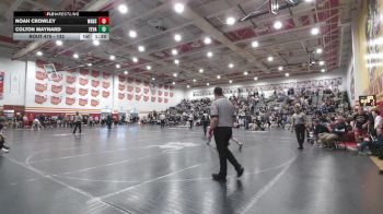 132 lbs Cons. Round 3 - Noah Crowley, Wadsworth vs Colton Maynard, Teays Valley