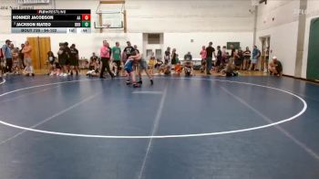 94-102 lbs Cons. Round 2 - Jackson Mateo, Built By Brunson vs Konner Jacobson, Alber Athletics