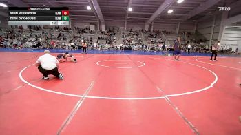 65 lbs Round Of 16 - John Petrovcik, Team Barracuda Elem vs Zeth Dykhouse, Team Michigan