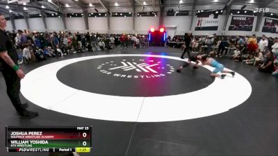 113 lbs 1st Place Match - William Yoshida, NTX Wrestling vs Joshua Perez, Nolfpack Wrestling Academy