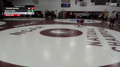 133 lbs Champ. Round 1 - Teague Holzer, UW - La Crosse vs Isaac Ayers, Luther