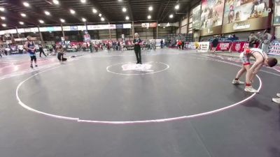 90 lbs Champ. Round 1 - Walker Kirkland, Glasgow Wrestling Club vs Zander Fladeland, Stanley Wrestling Club