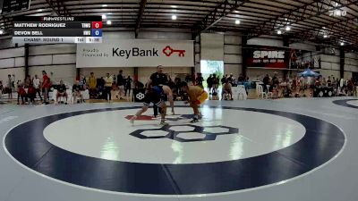 86 kg Champ. Round 1 - Matthew Rodriguez, Tiger Den Wrestling Club vs Devon Bell, Hilltopper Wrestling Club
