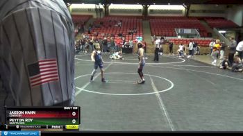 60 lbs Round 2 - Jaxson Hahn, Coventry vs Peyton Roy, Unattached