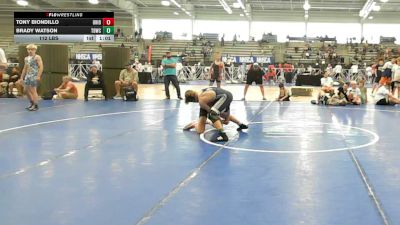 112 lbs 3rd Place - Tony Biondillo, Ohio United - MS vs Brady Watson, TDWC Maniacs Blue - MS